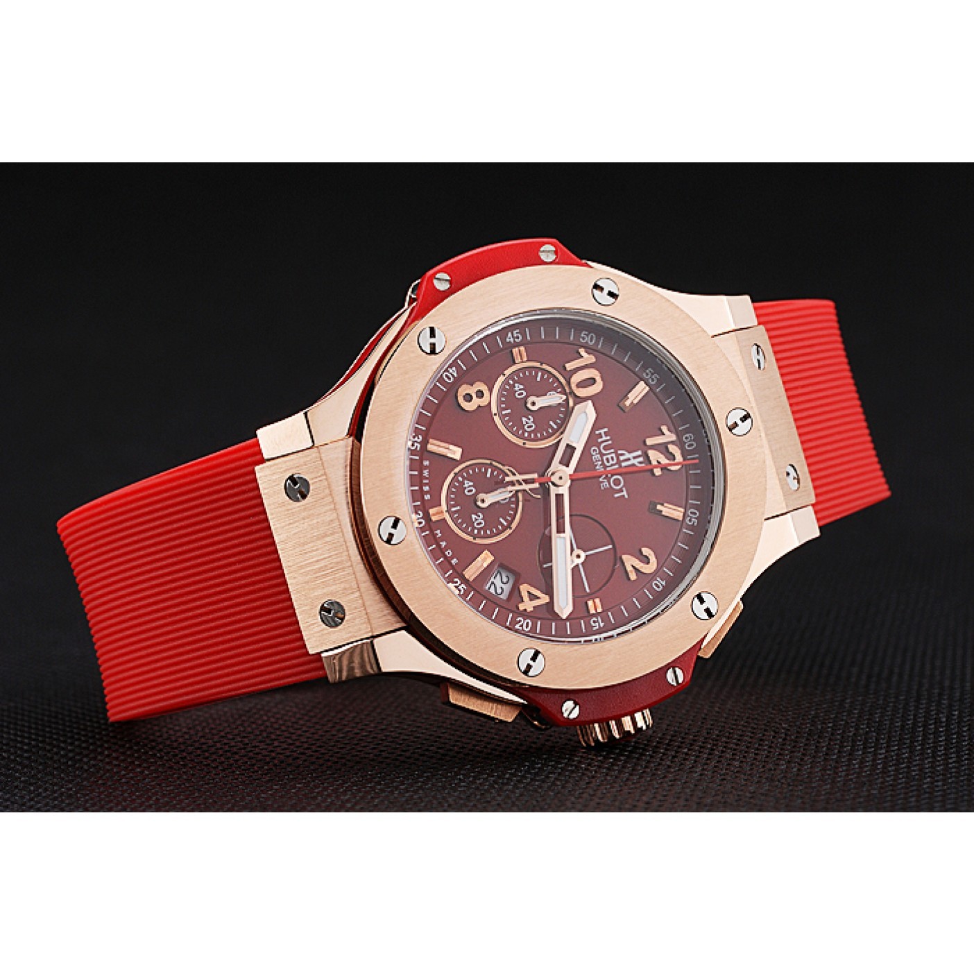 Hublot Big Bang Red Strap Red Dial Watch 98069