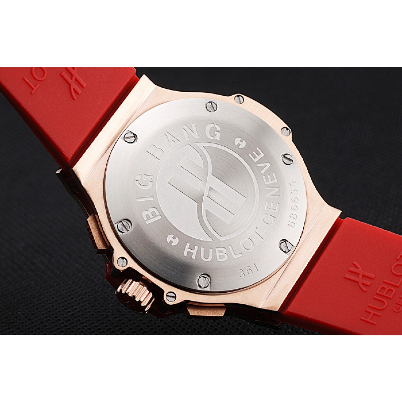 Hublot Big Bang Red Strap Red Dial Watch 98069