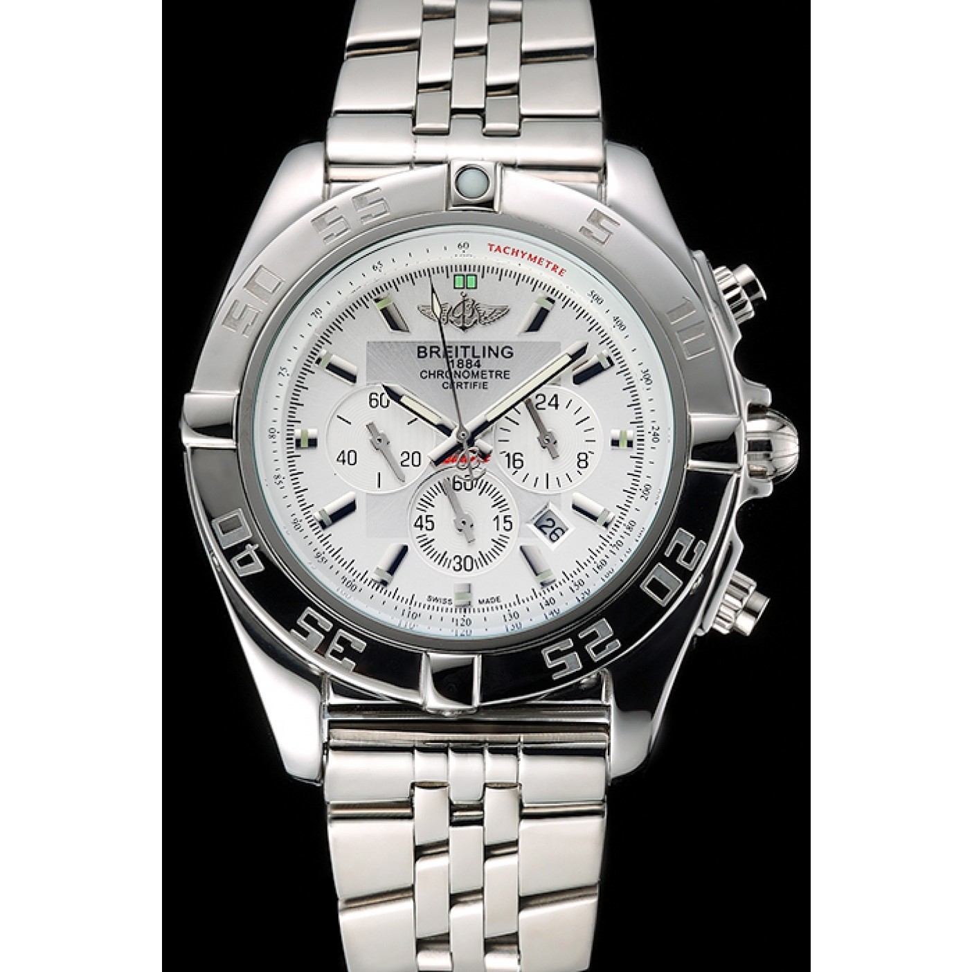 Breitling Chronomat White Dial Stainless Steel Case And Bracelet 622223