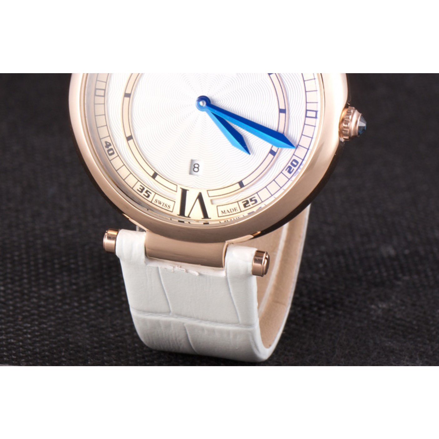 Affordable Cartier Ballon Bleu White Leather Strap 621449