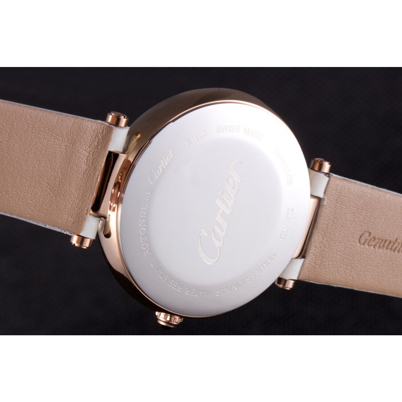 Affordable Cartier Ballon Bleu White Leather Strap 621449