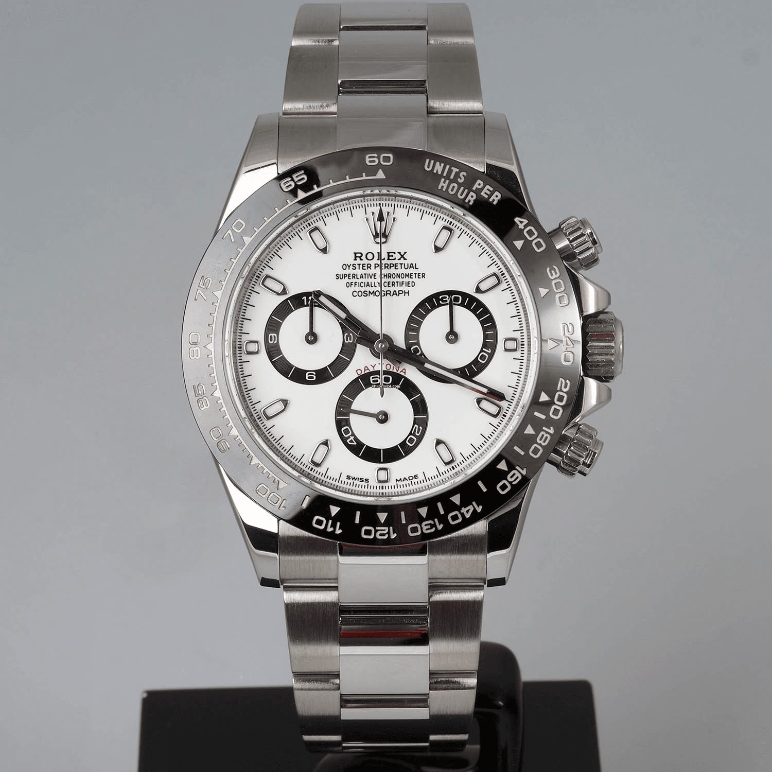 RepTime Watches AAA Replica Rolex Cosmograph Daytona Stainless Steel Mens Watch 116500LN-0001