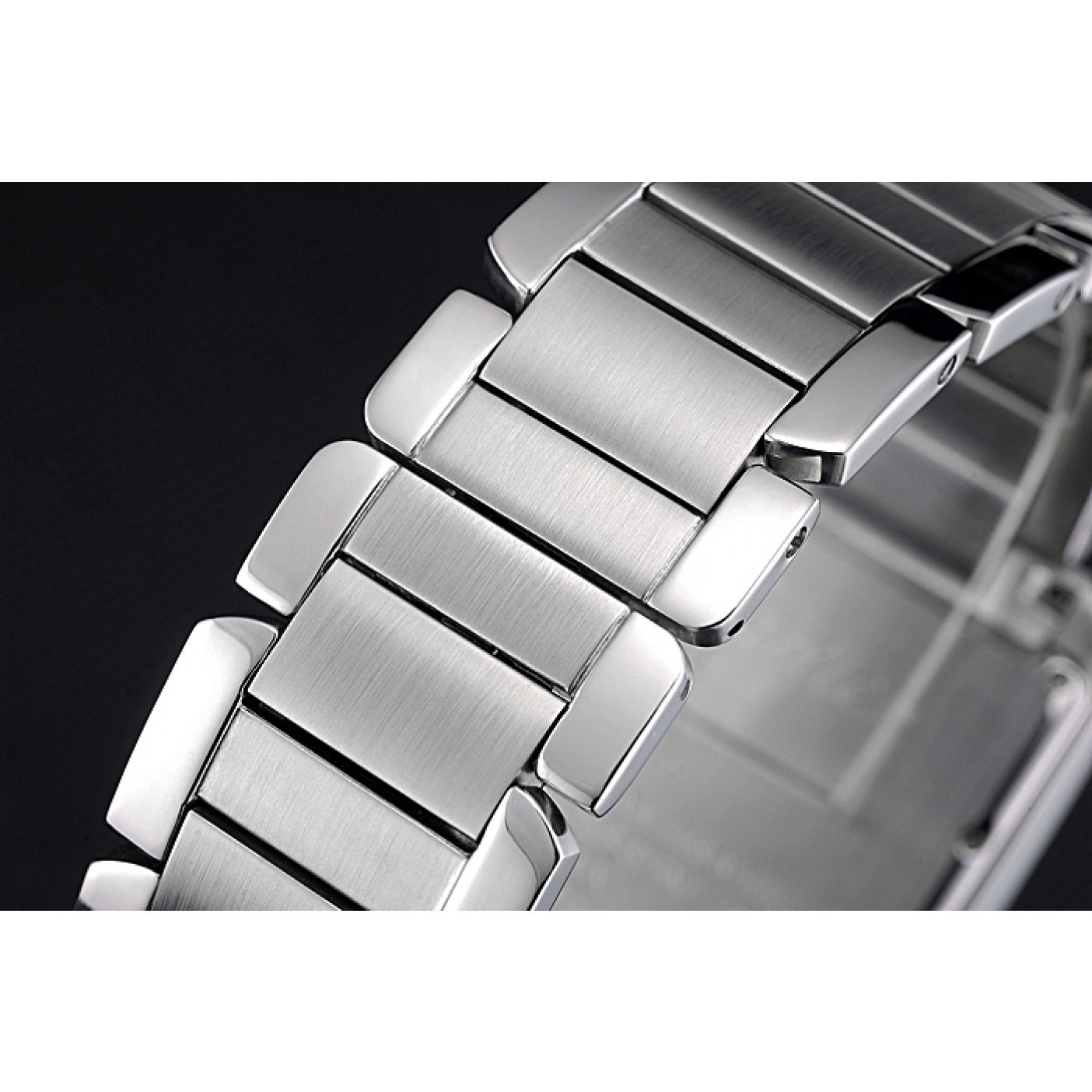 Affordable Cartier Tank MC White Dial Stainless Steel Case And Bracelet 622697