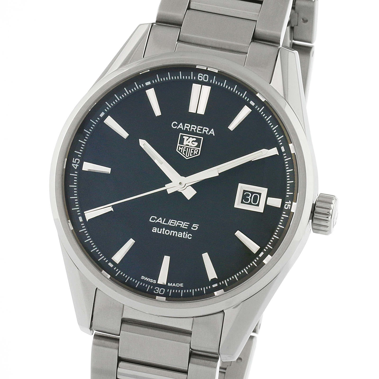 TAG Heuer Carrera Calibre 5 39mm Mens Watch WAR211A.BA0782