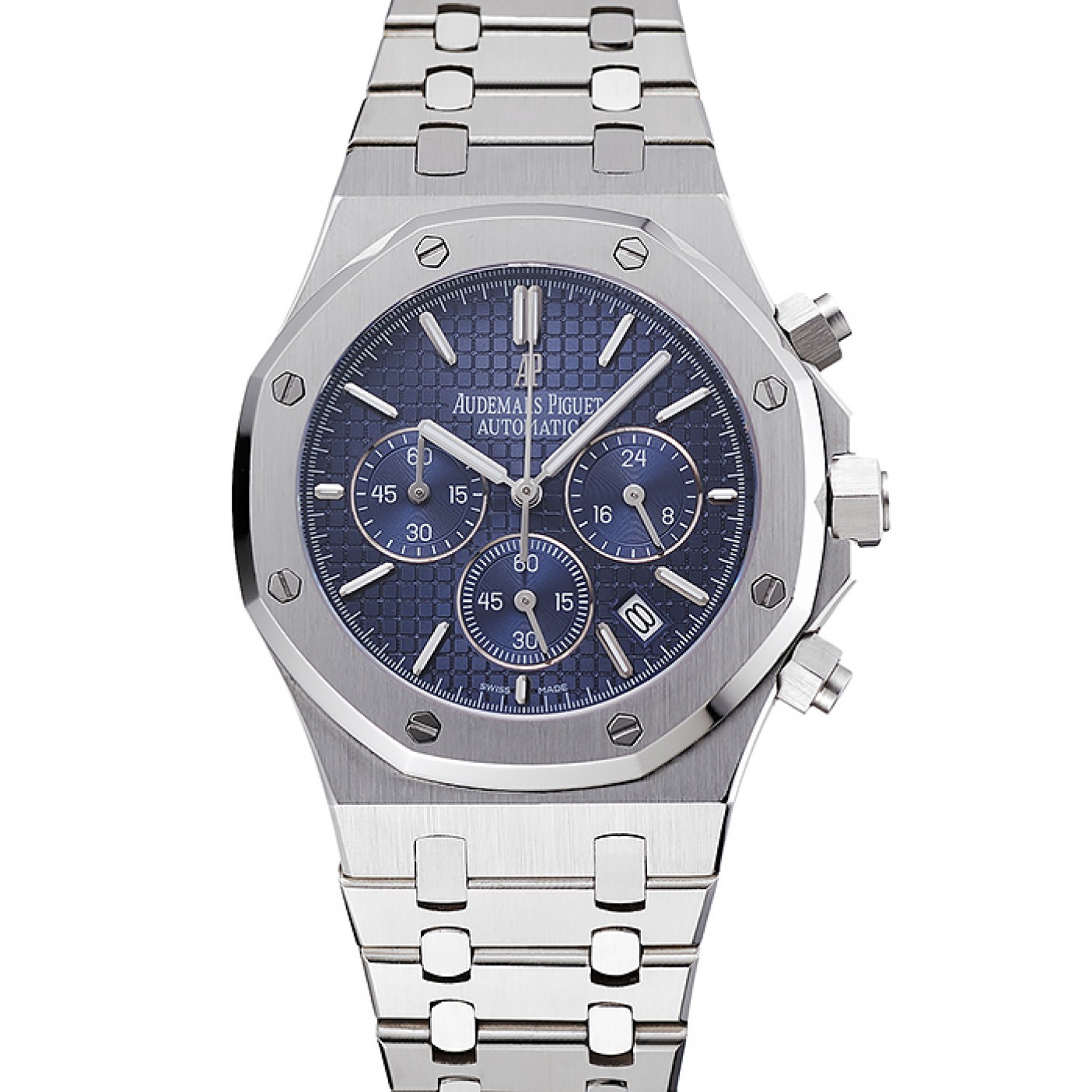 Audemars Piguet Royal Oak Chronograph Blue Dial Stainless Steel Bracelet 1454028