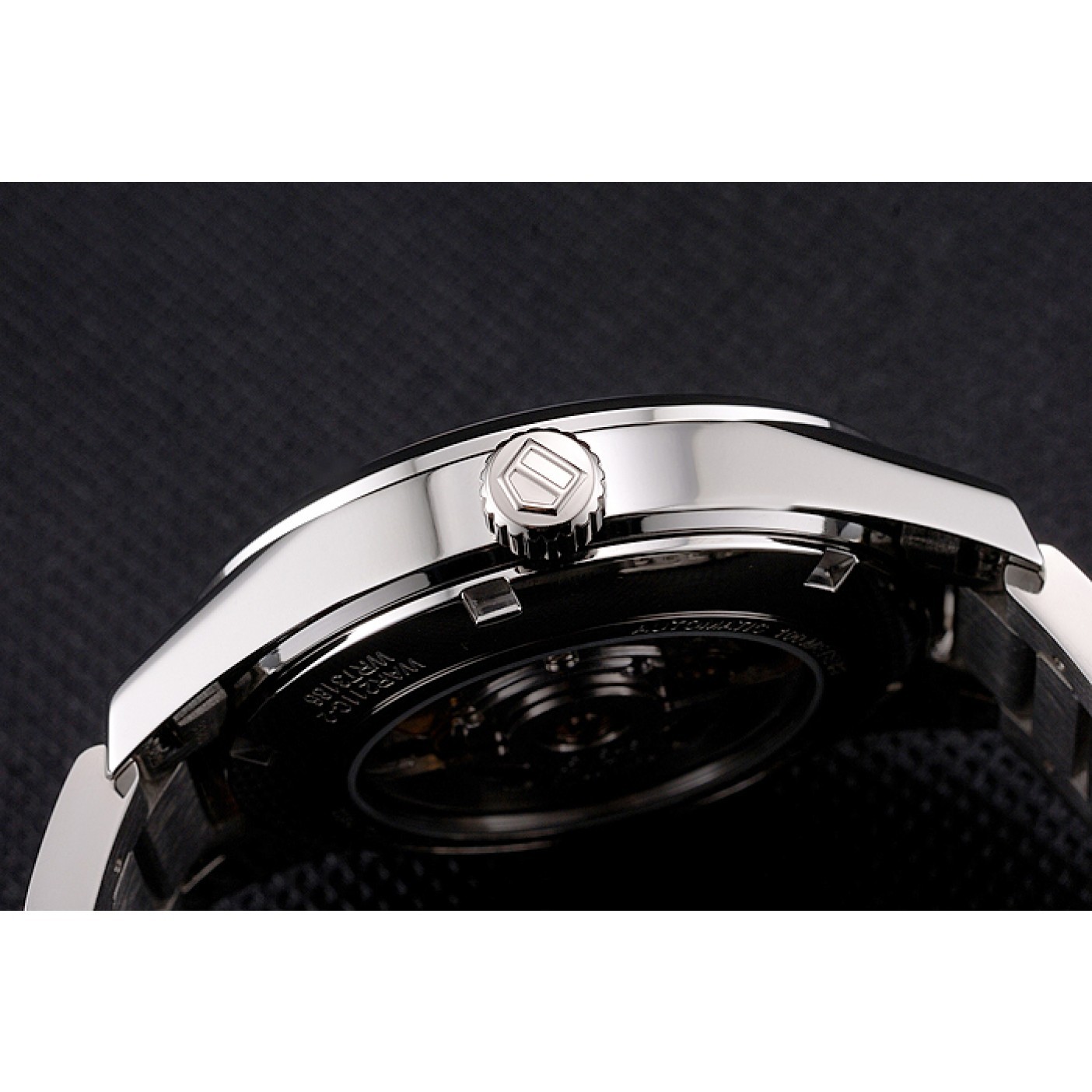 Swiss Tag Heuer Carrera Calibre 5 Black Dial Stainless Steel Case And Bracelet