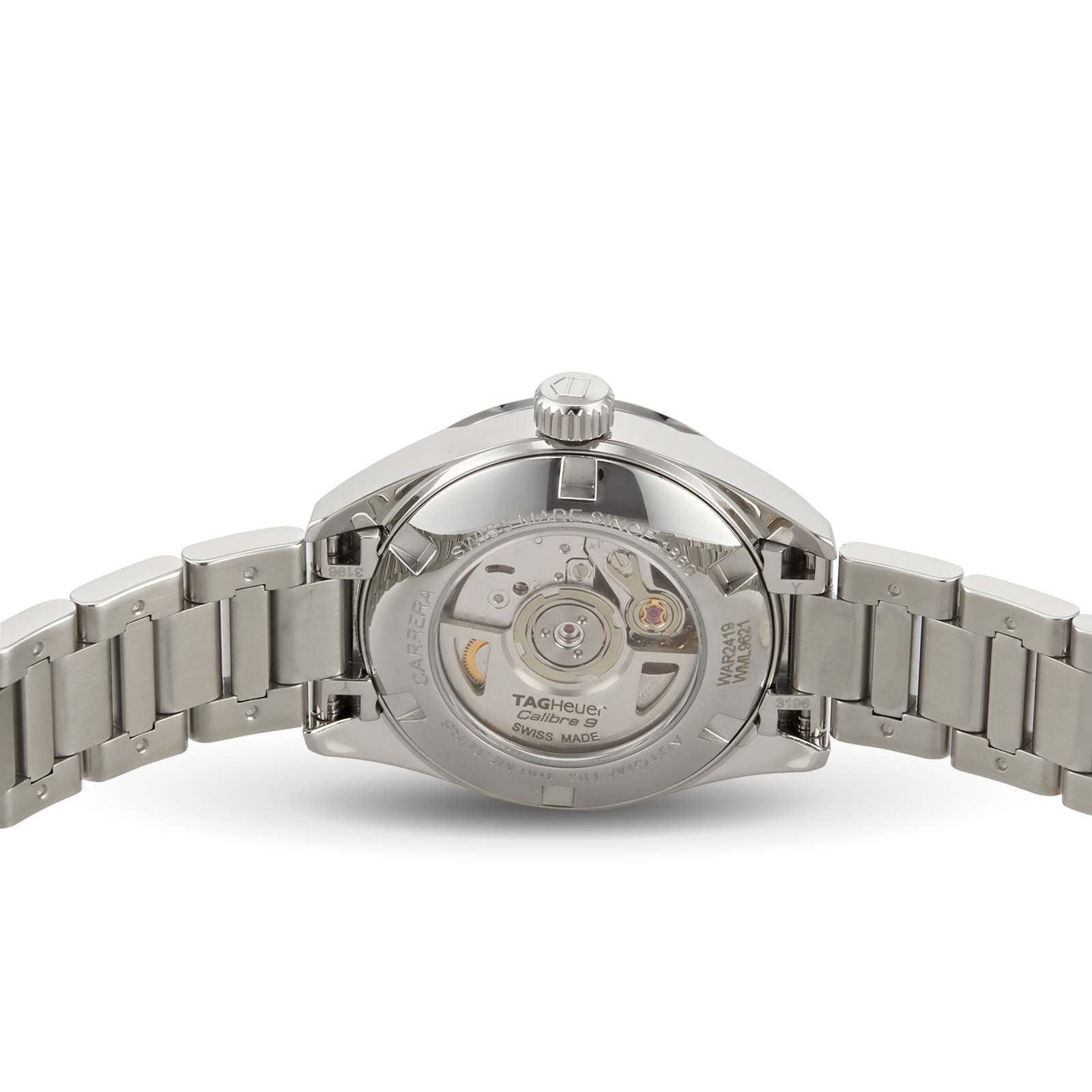 TAG Heuer Carrera Calibre 9 28mm Ladies Watch WAR2419.BA0776