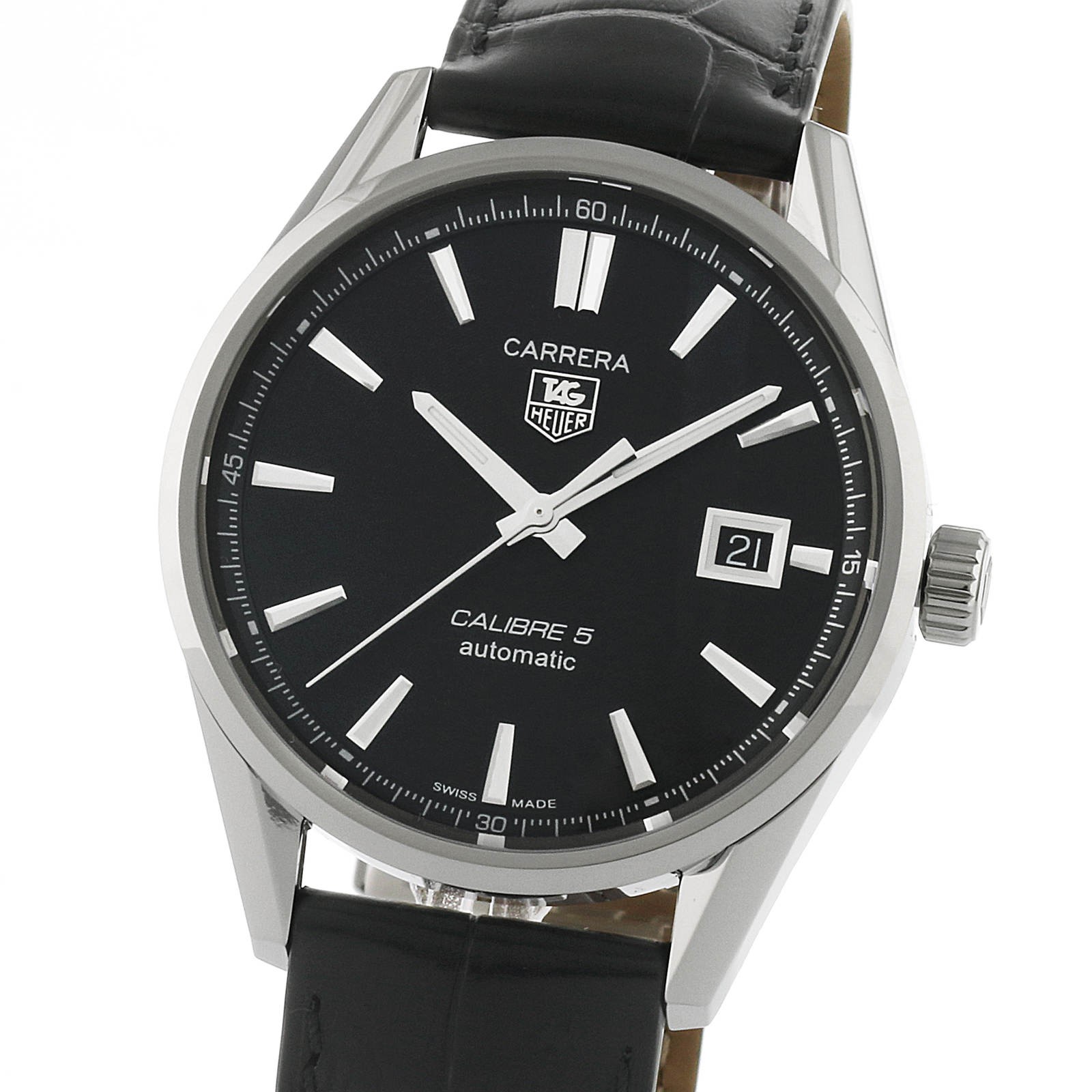 TAG Heuer Carrera Calibre 5 39mm Mens Watch WAR211A.FC6180