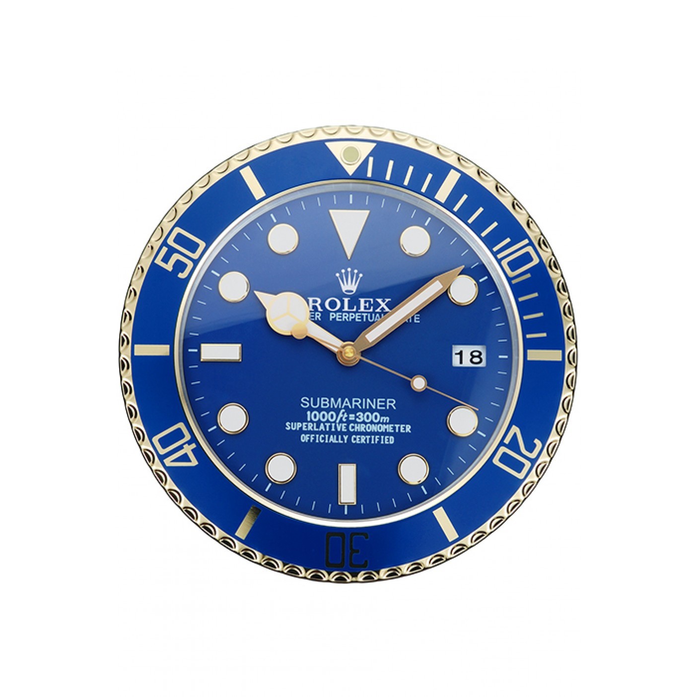 Rolex Submariner Wall Clock Blue 622475