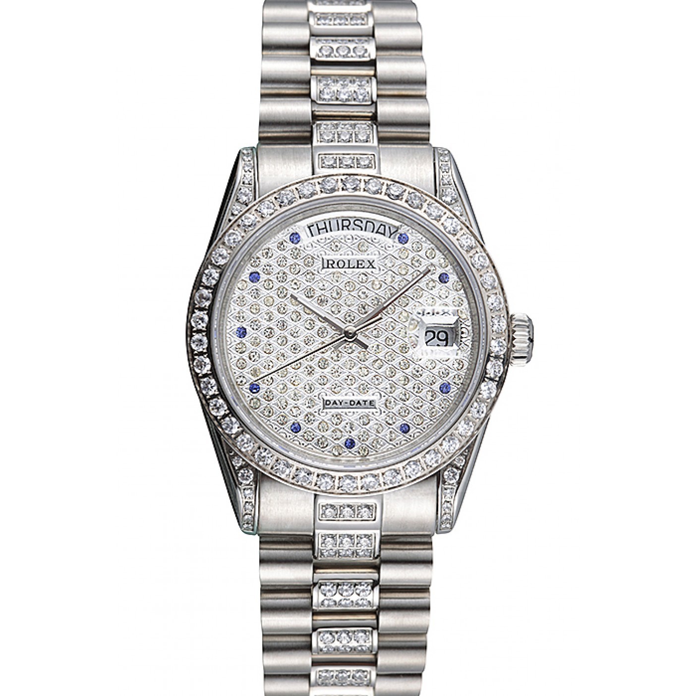 RepTime Watches Swiss Rolex Day-Date Diamonds-srl182 621612