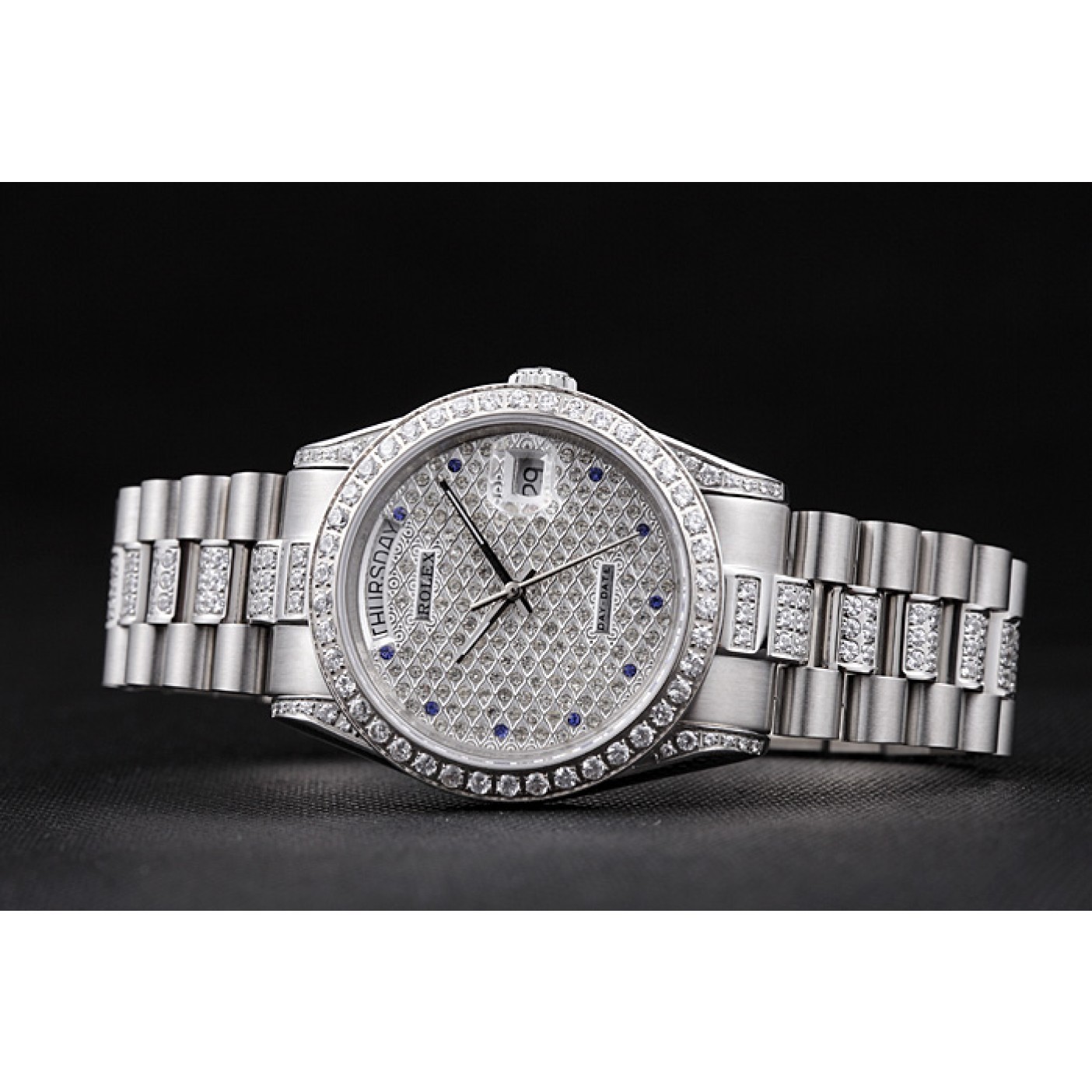 RepTime Watches Swiss Rolex Day-Date Diamonds-srl182 621612