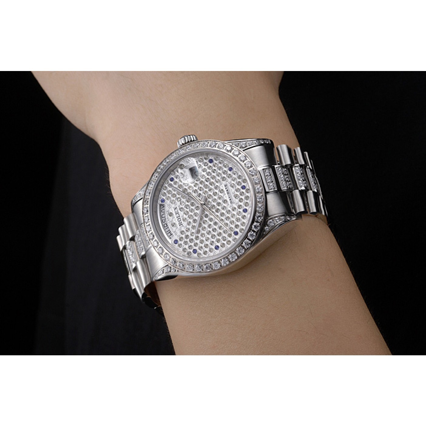 RepTime Watches Swiss Rolex Day-Date Diamonds-srl182 621612