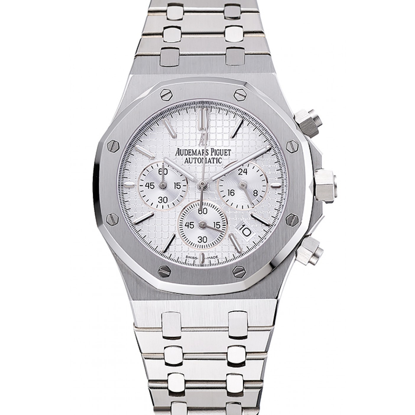 Audemars Piguet Royal Oak Chronograph White Dial Stainless Steel Bracelet 1454024