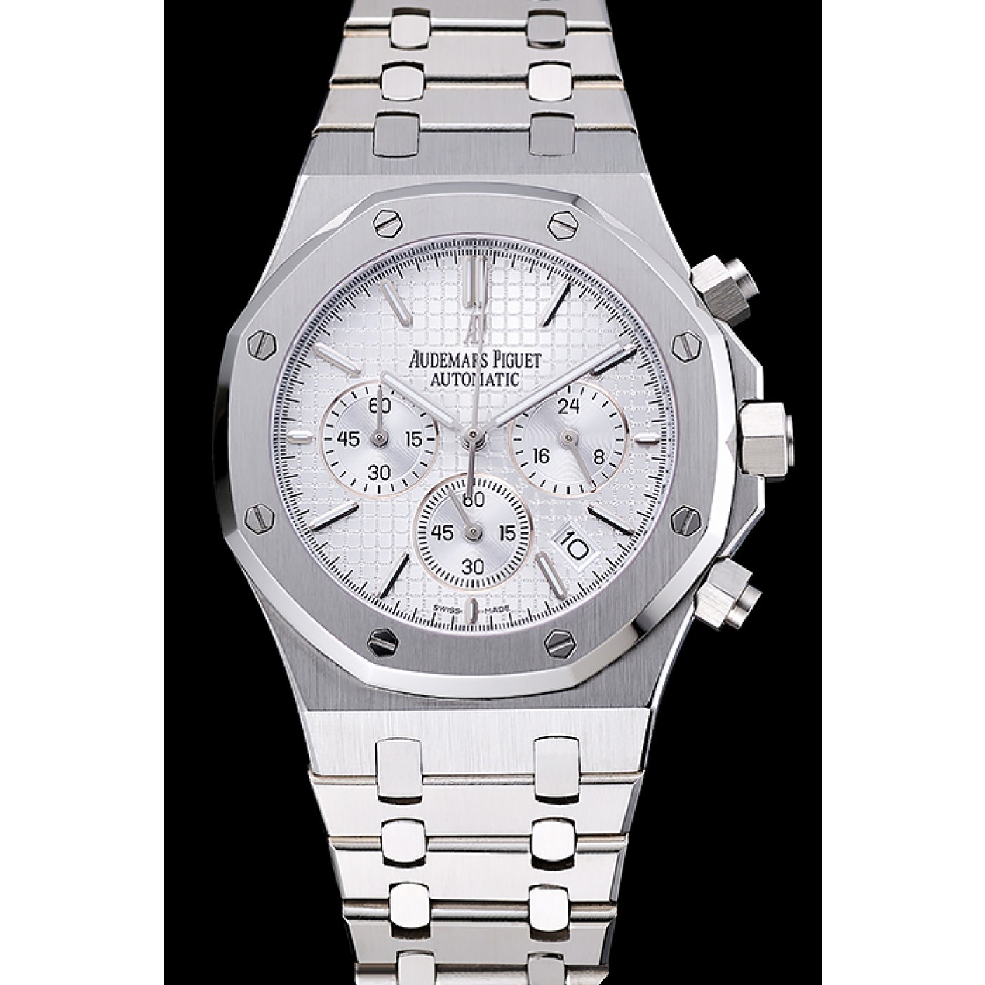 Audemars Piguet Royal Oak Chronograph White Dial Stainless Steel Bracelet 1454024