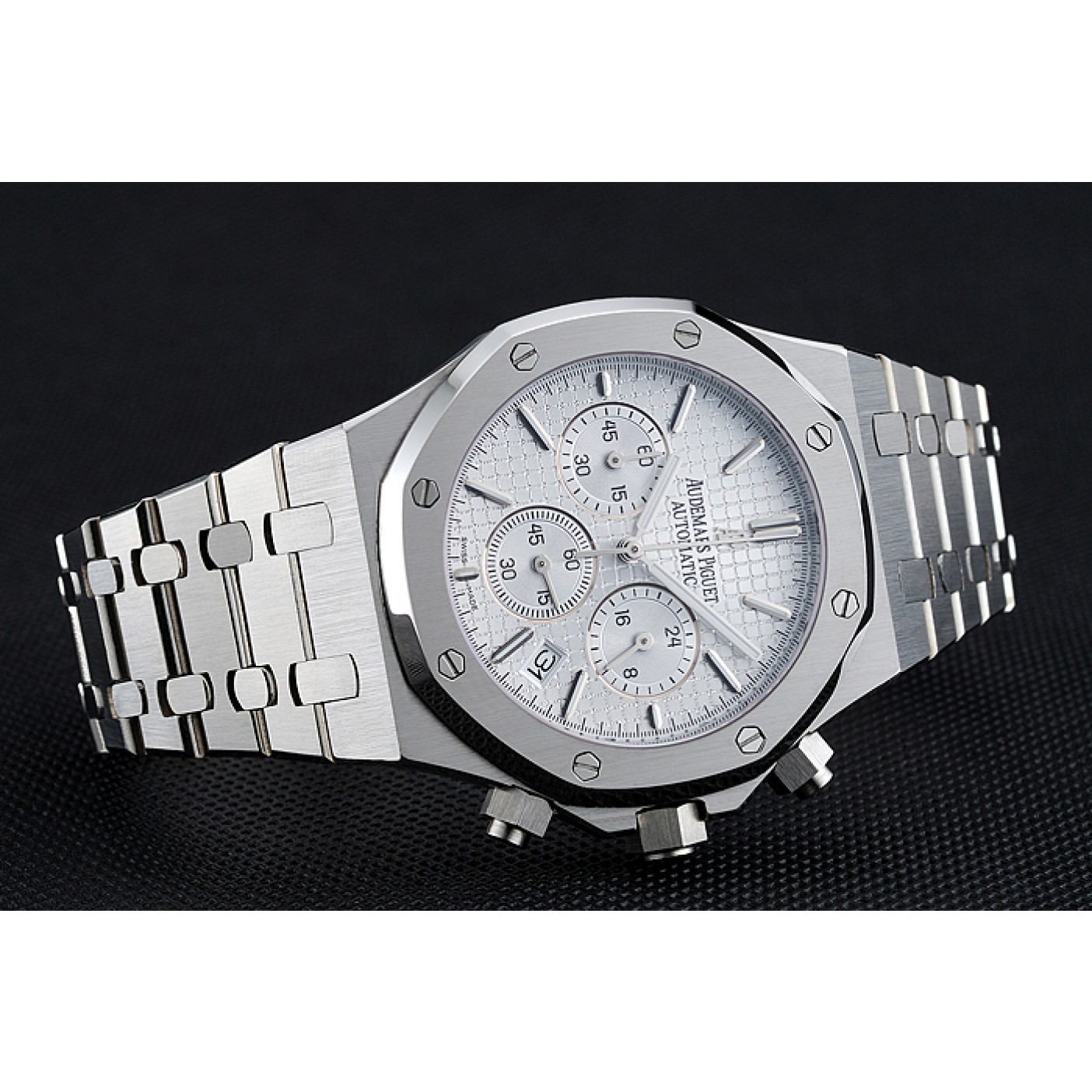 Audemars Piguet Royal Oak Chronograph White Dial Stainless Steel Bracelet 1454024