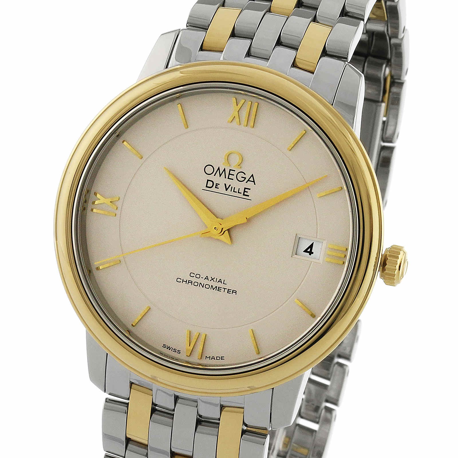 Swiss Omega De Ville Prestige Co-Axial 36.8mm Mens Watch O42420372002001