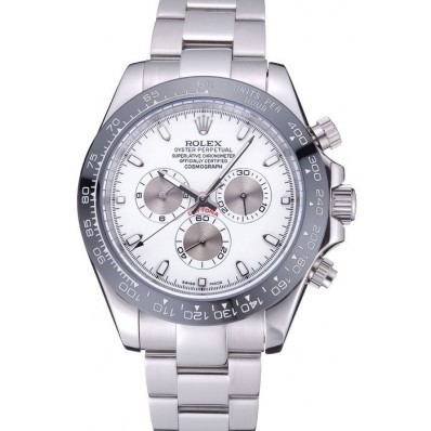 Rolex Cosmograph Daytona White Dial Stainless Steel Bracelet 622542