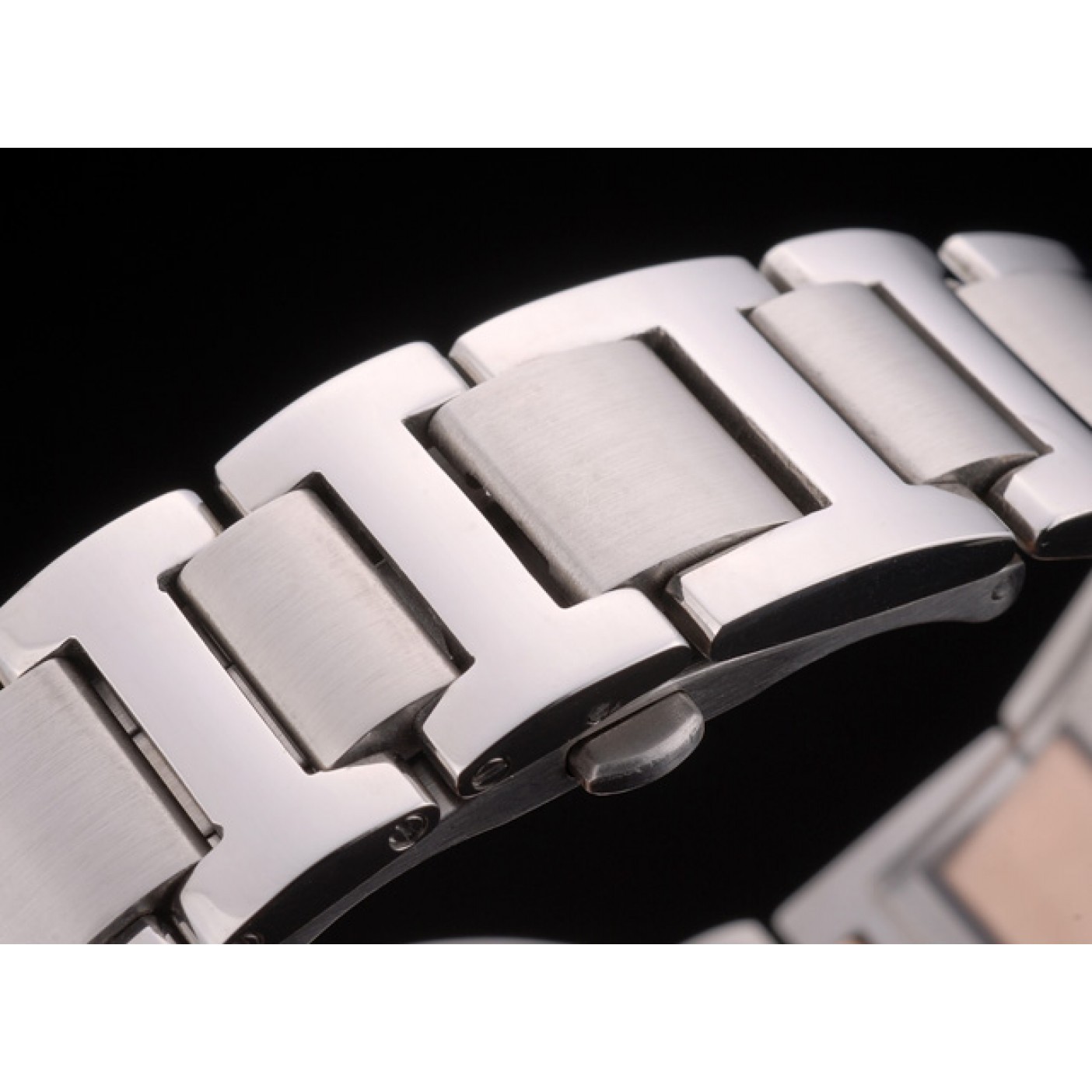 Cartier Ballon Bleu 42mm White Dial Stainless Steel Case Two Tone Rose Gold Bracelet