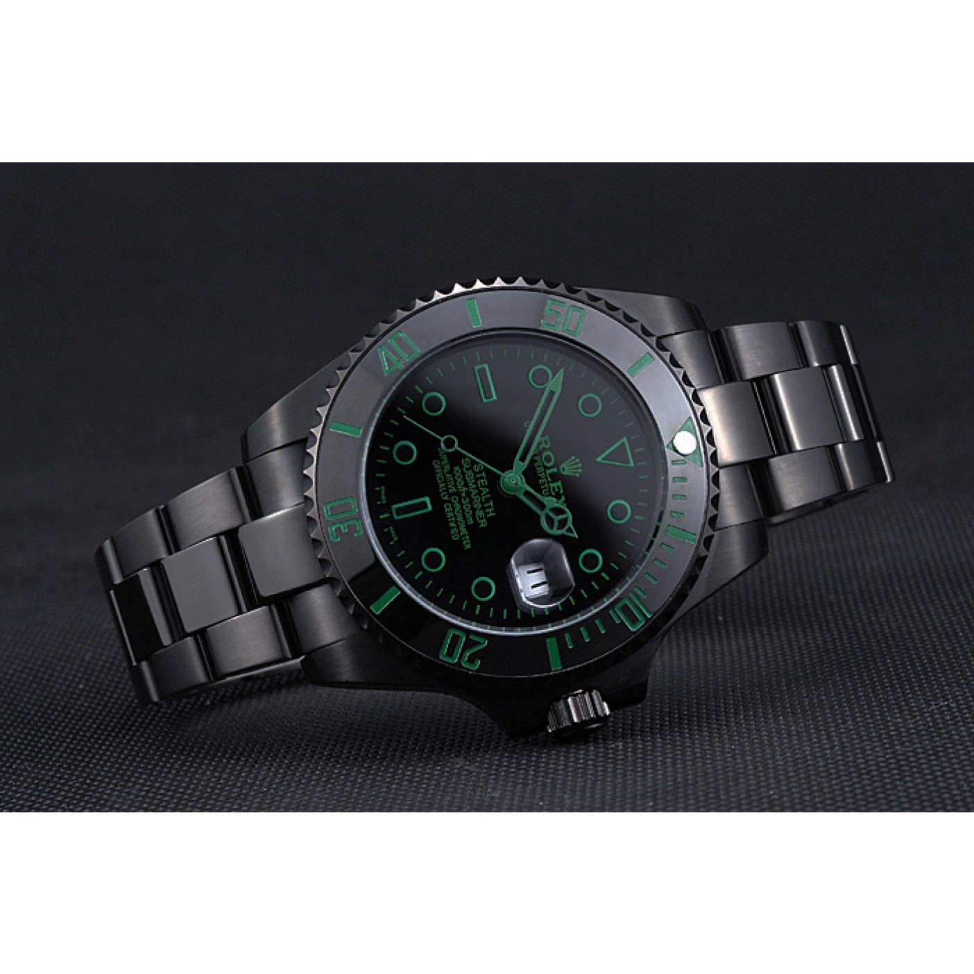 RepTime Watches Rolex Stealth Submariner Black Ceramic 622007