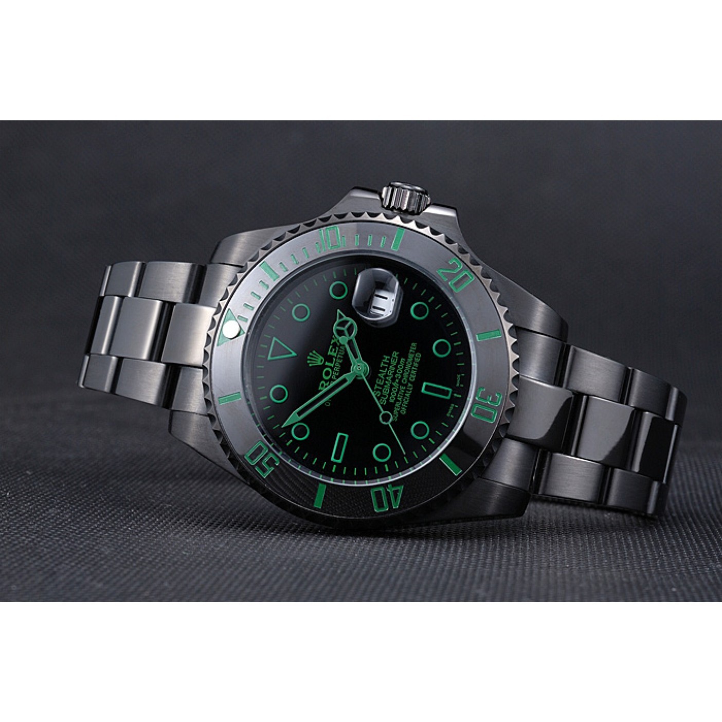 RepTime Watches Rolex Stealth Submariner Black Ceramic 622007