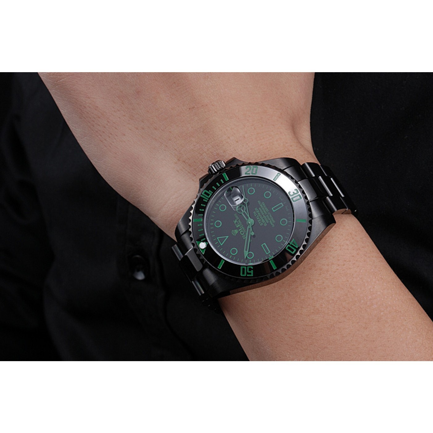 RepTime Watches Rolex Stealth Submariner Black Ceramic 622007