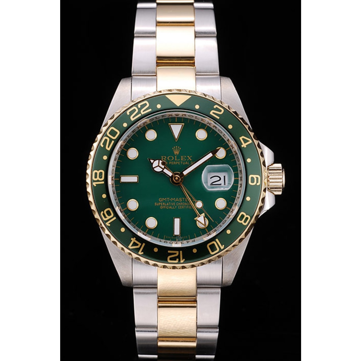 RepTime Watches Rolex GMT Master II Green Ceramic Bezel Green Dial Watch