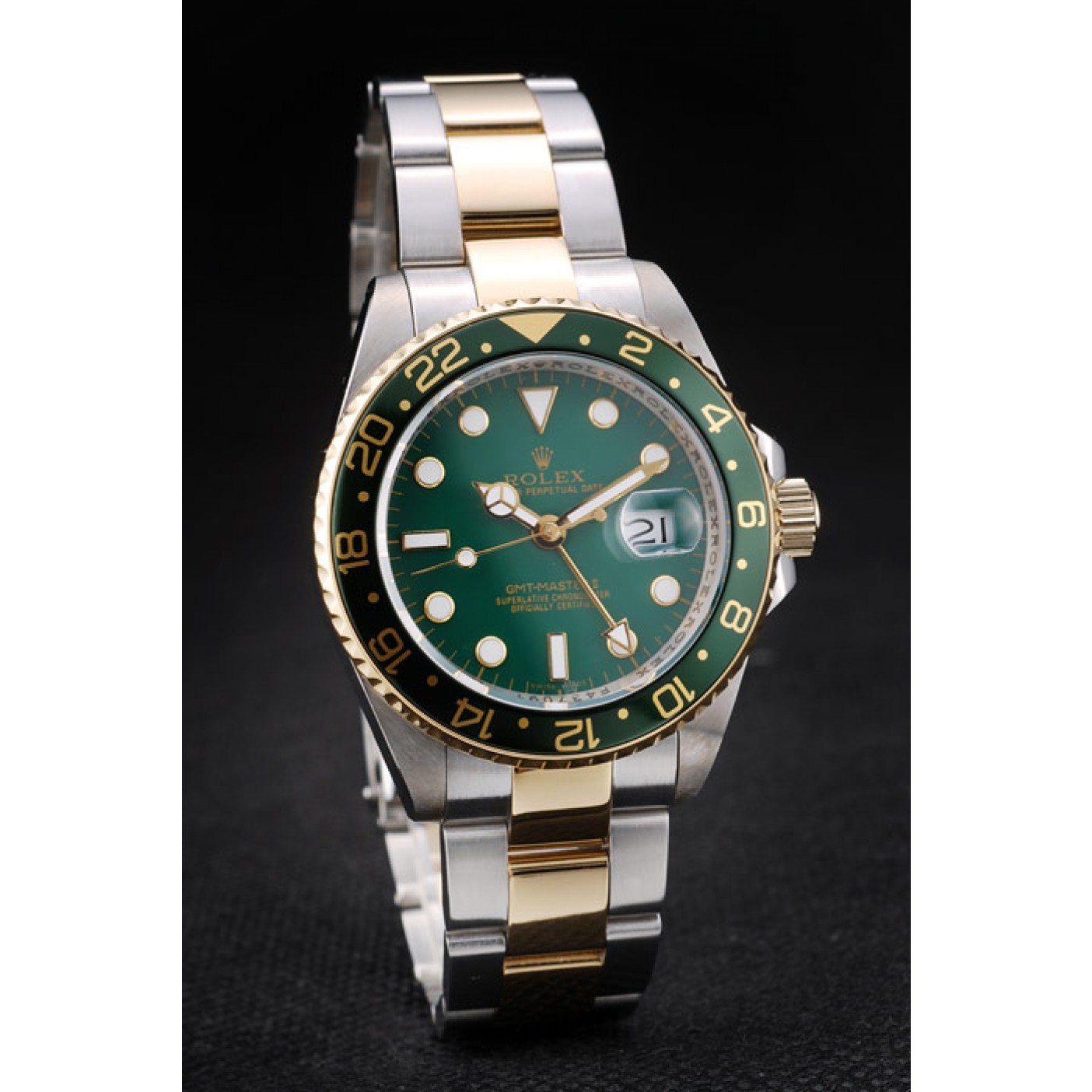 RepTime Watches Rolex GMT Master II Green Ceramic Bezel Green Dial Watch