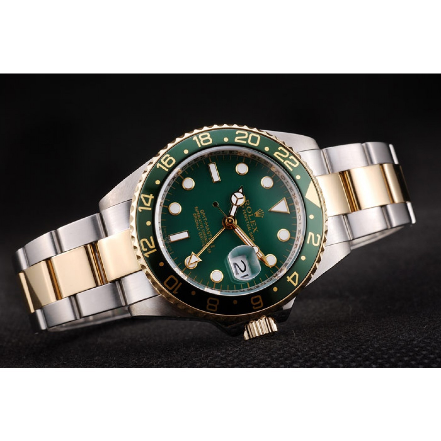 RepTime Watches Rolex GMT Master II Green Ceramic Bezel Green Dial Watch