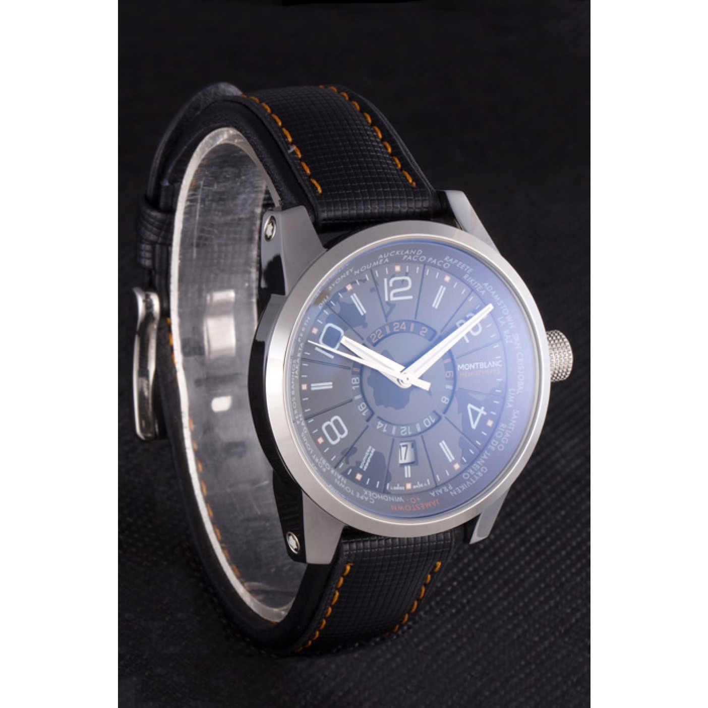 Montblanc Timewalker Hemispheres Leather Strap 621625