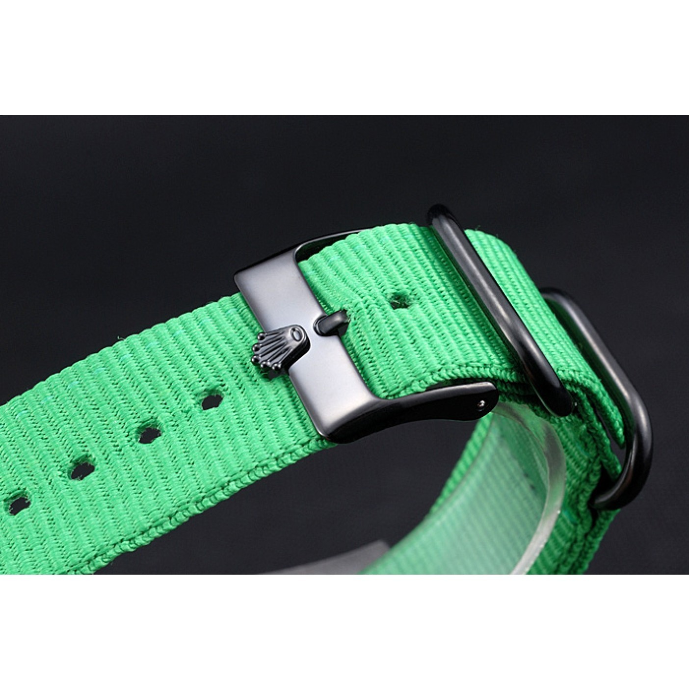 Rolex Milgauss Bamford Green Nylon Strap 622004