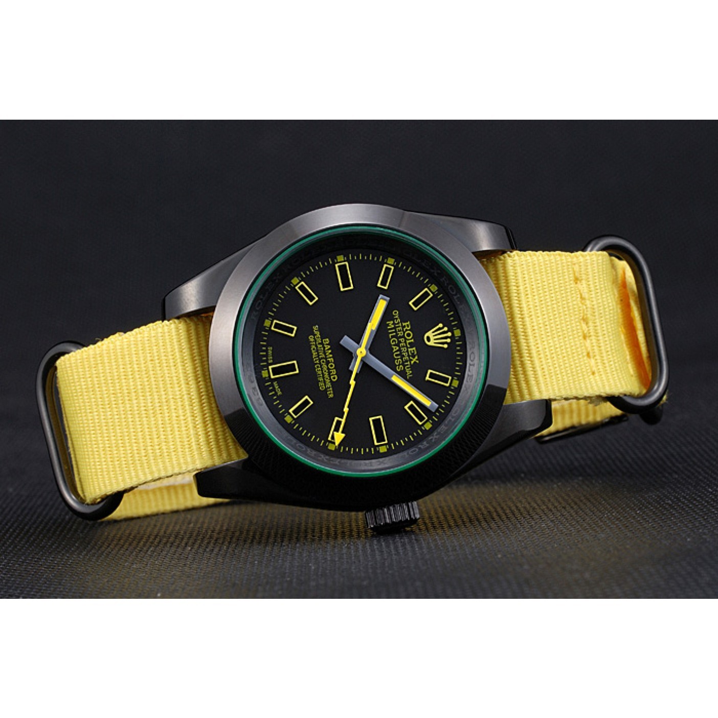 Rolex Milgauss Bamford Yellow Nylon Strap 621999