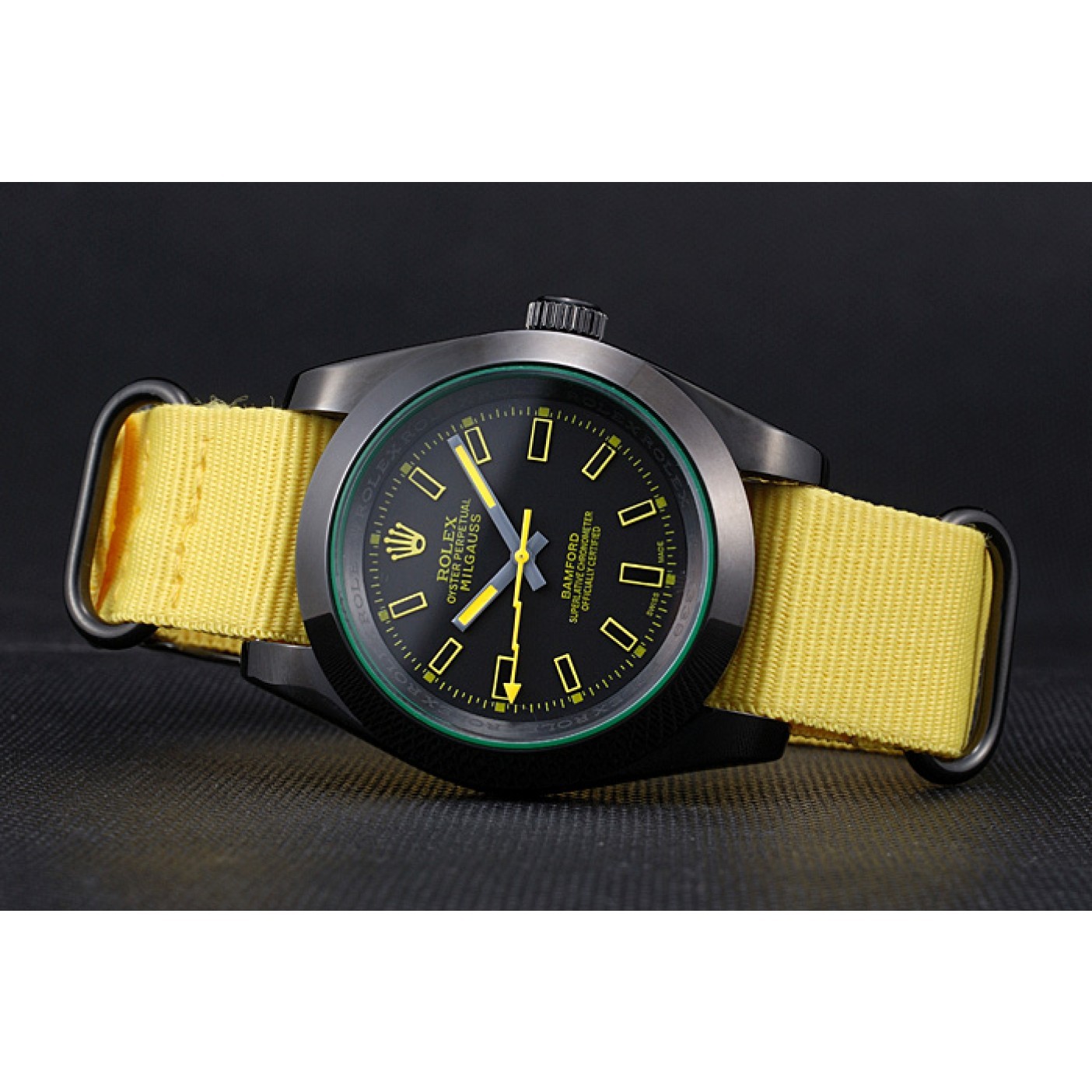 Rolex Milgauss Bamford Yellow Nylon Strap 621999