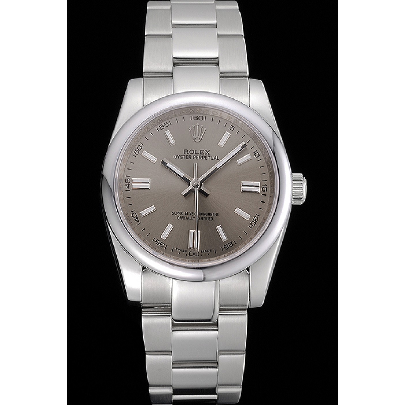 RepTime Watches Rolex Oyster Perpetual DateJust Stainless Steel Case Silver Dial Stainless Steel Bracelet 622640