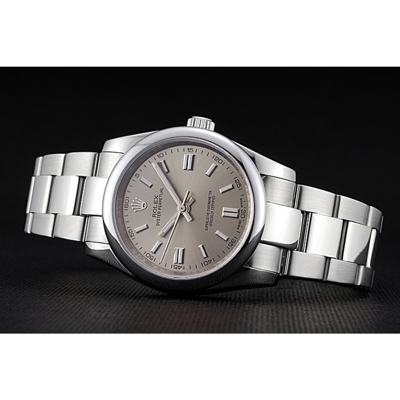 RepTime Watches Rolex Oyster Perpetual DateJust Stainless Steel Case Silver Dial Stainless Steel Bracelet 622640