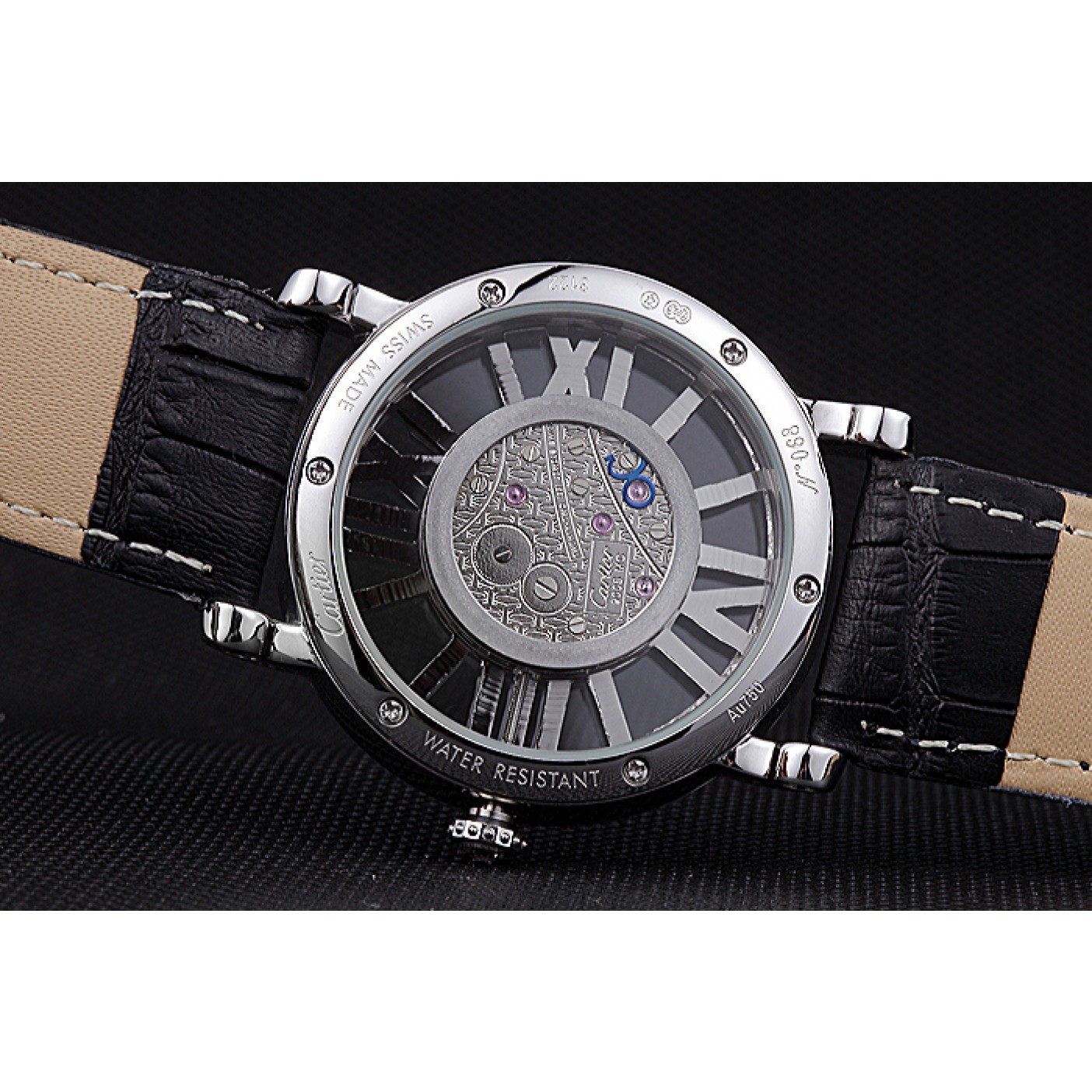 Cartier Rotonde Skeleton Flying Tourbillon Black 621972