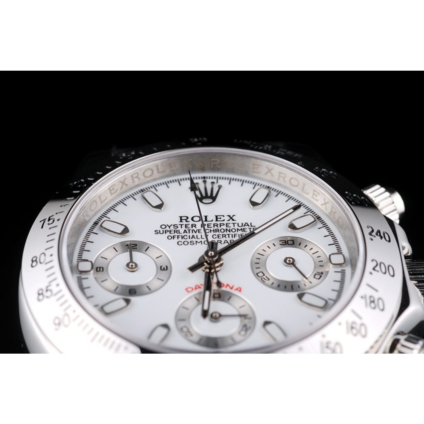 Rolex Daytona Lady Stainless Steel Case White Dial Tachymeter