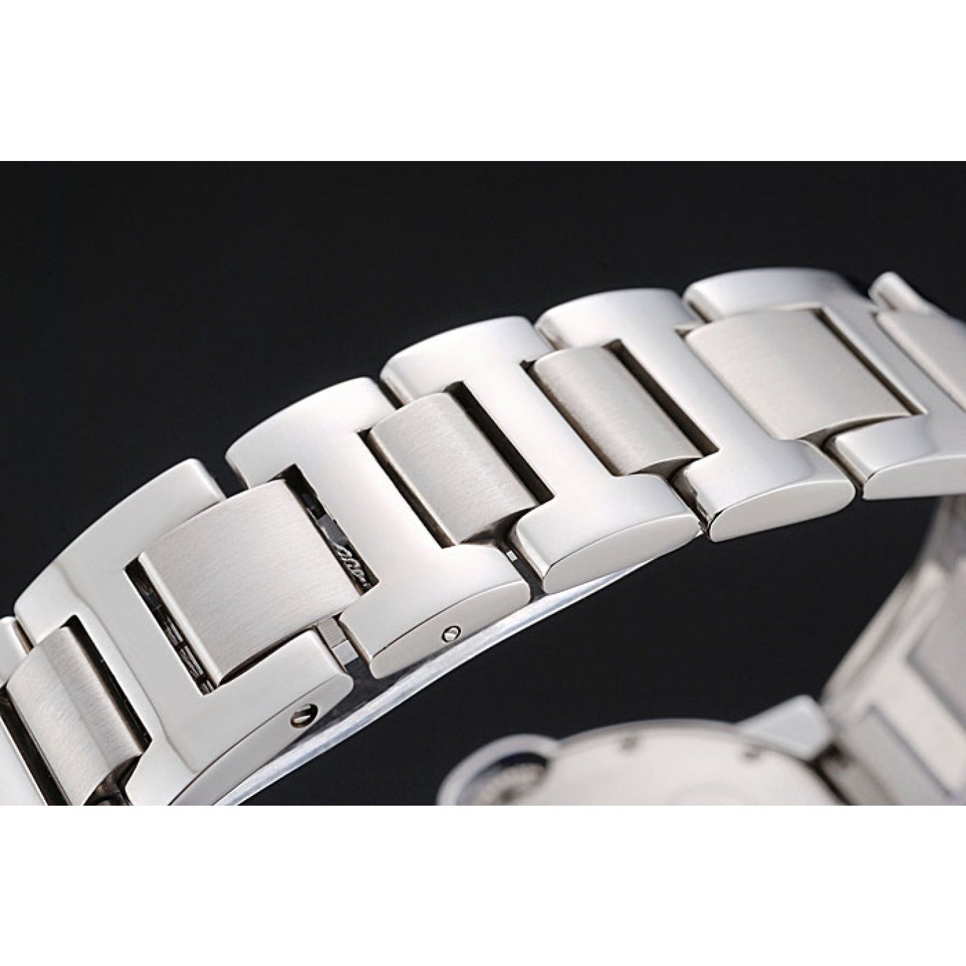 Cartier Ballon Bleu 42mm Black Dial Stainless Steel Case And Bracelet