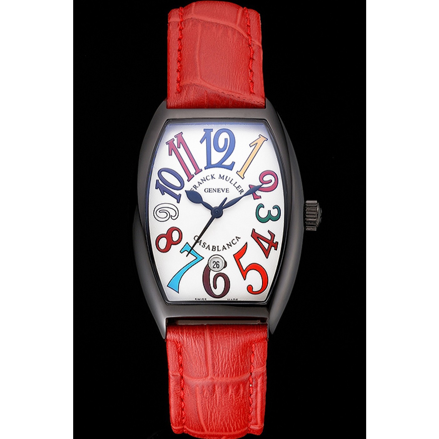 Franck Muller Casablanca Red Croco Leather Band 621644