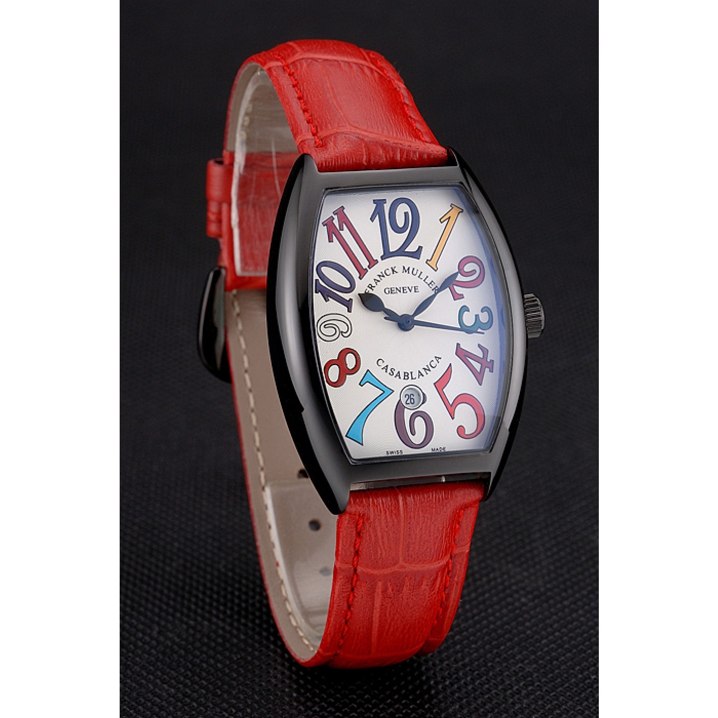 Franck Muller Casablanca Red Croco Leather Band 621644