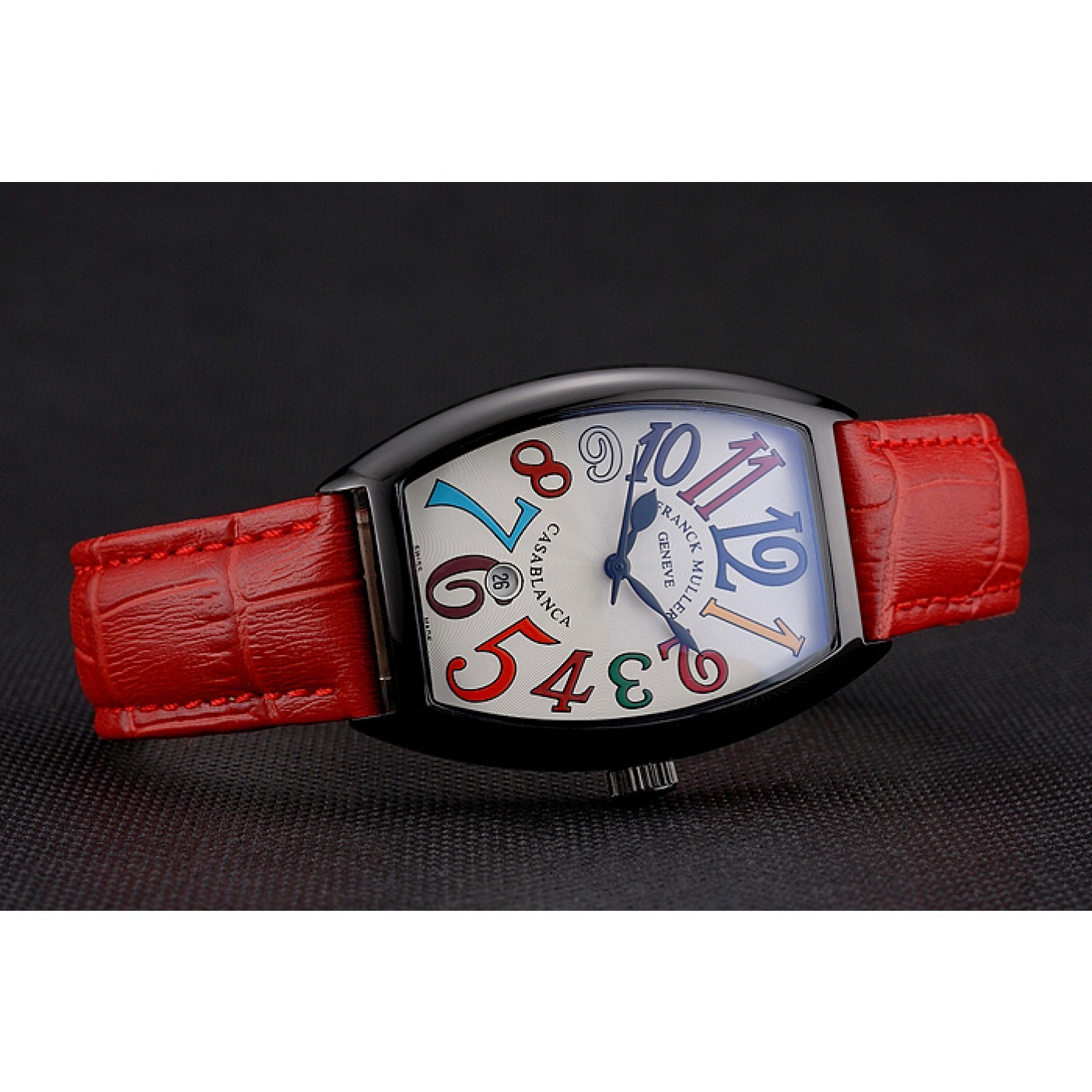 Franck Muller Casablanca Red Croco Leather Band 621644