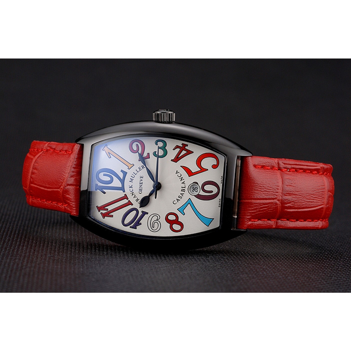 Franck Muller Casablanca Red Croco Leather Band 621644