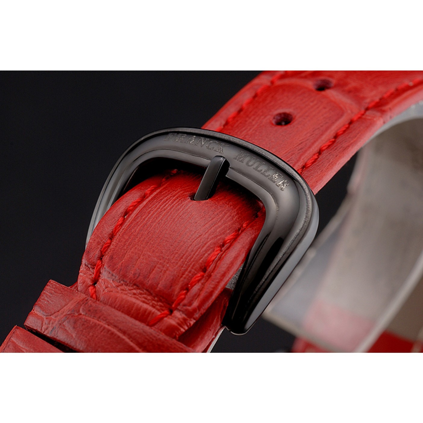 Franck Muller Casablanca Red Croco Leather Band 621644