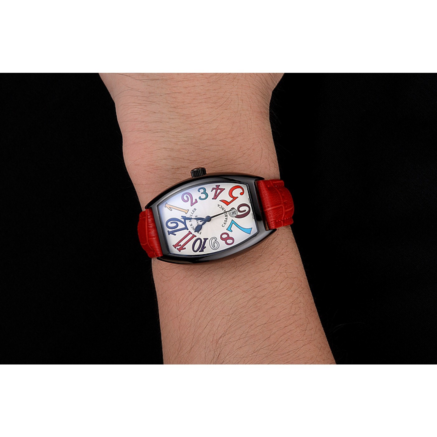 Franck Muller Casablanca Red Croco Leather Band 621644