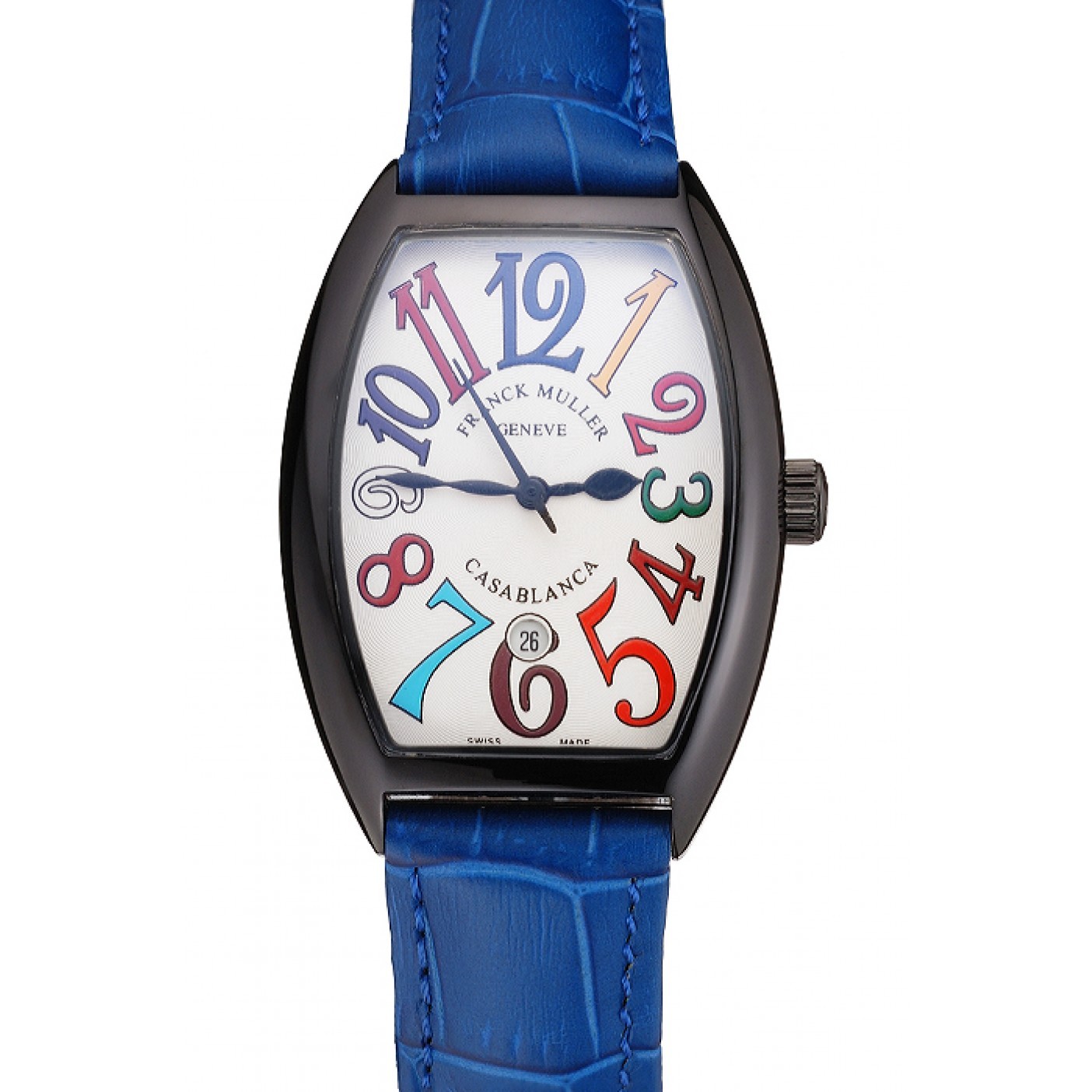 Franck Muller Casablanca Blue Croco Leather Band 621643