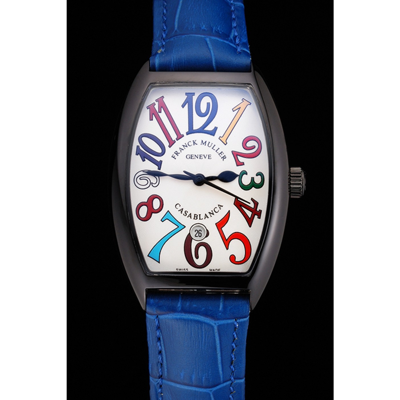 Franck Muller Casablanca Blue Croco Leather Band 621643