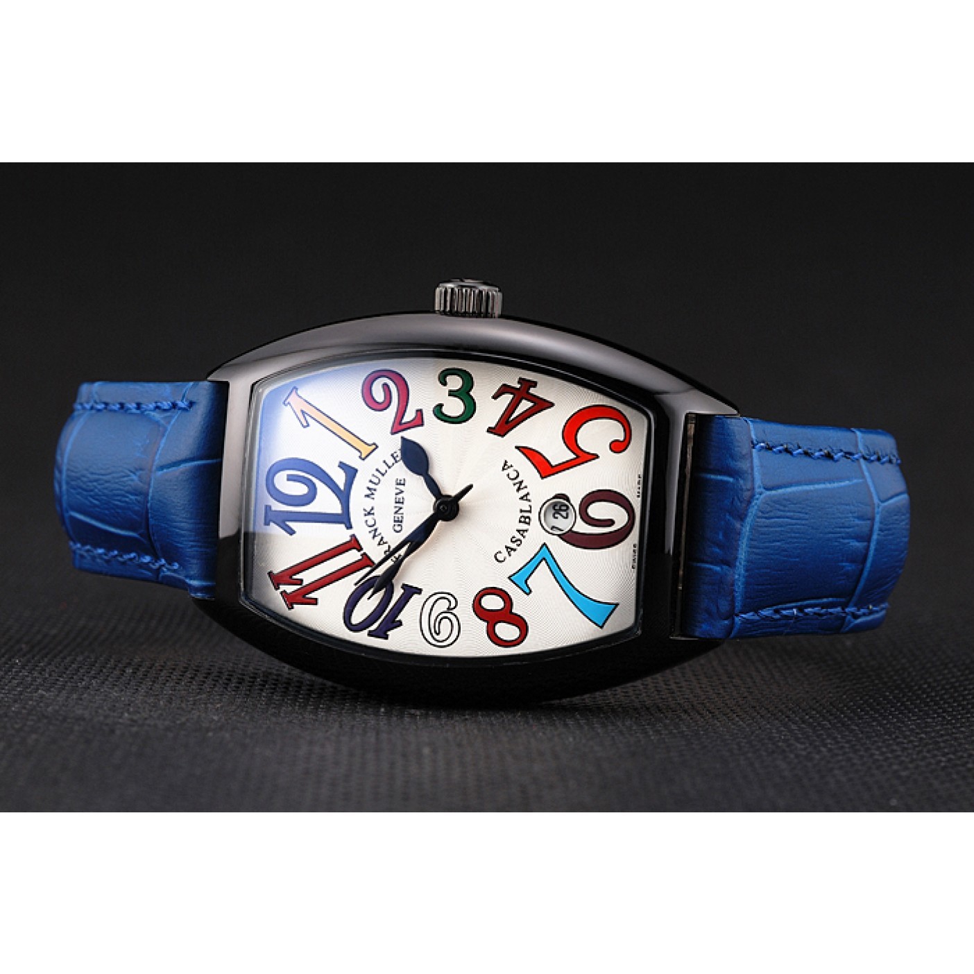 Franck Muller Casablanca Blue Croco Leather Band 621643