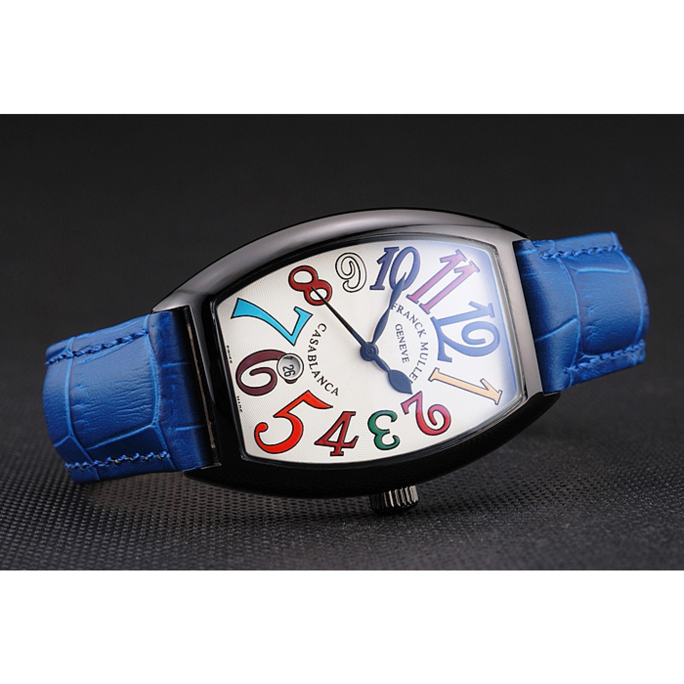 Franck Muller Casablanca Blue Croco Leather Band 621643