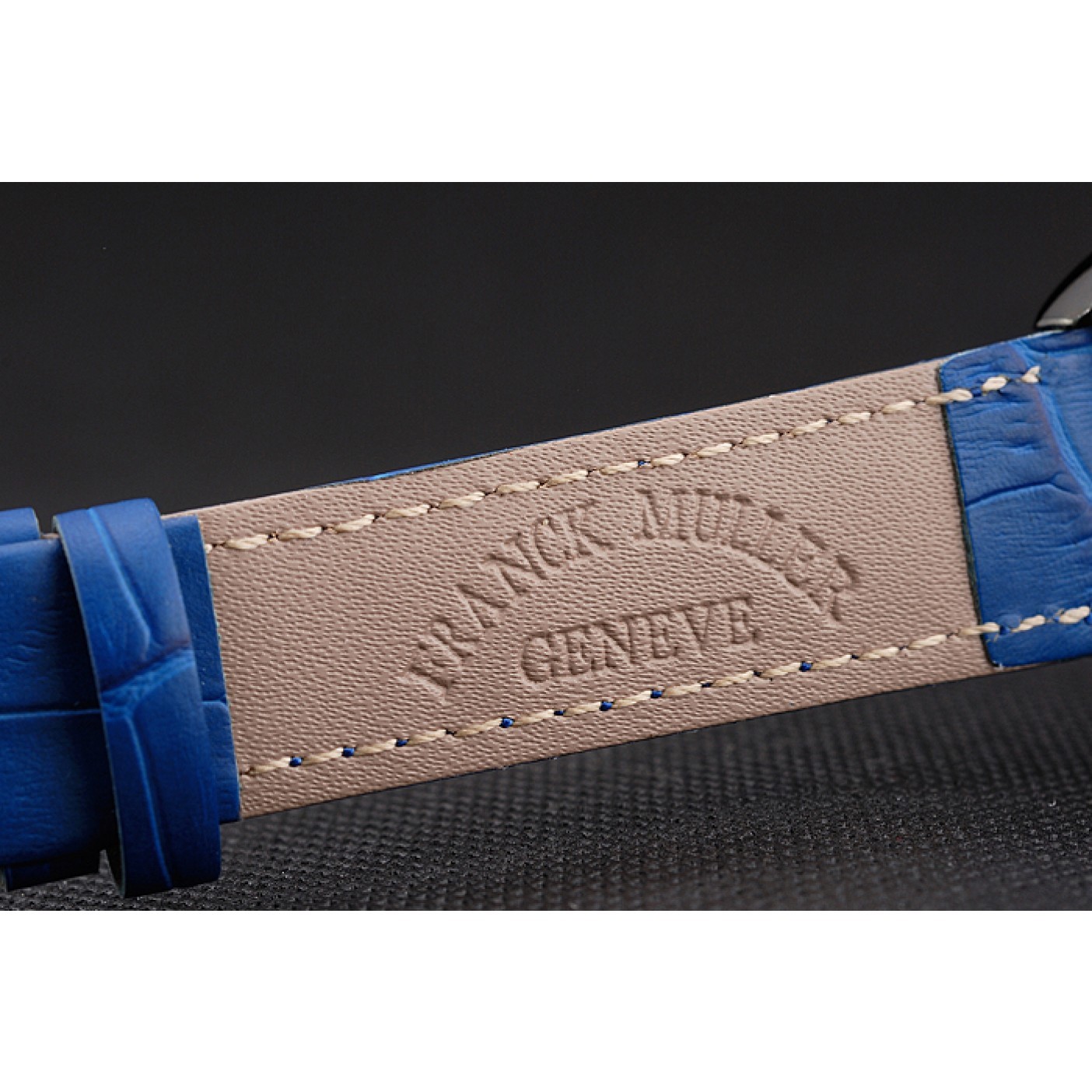 Franck Muller Casablanca Blue Croco Leather Band 621643