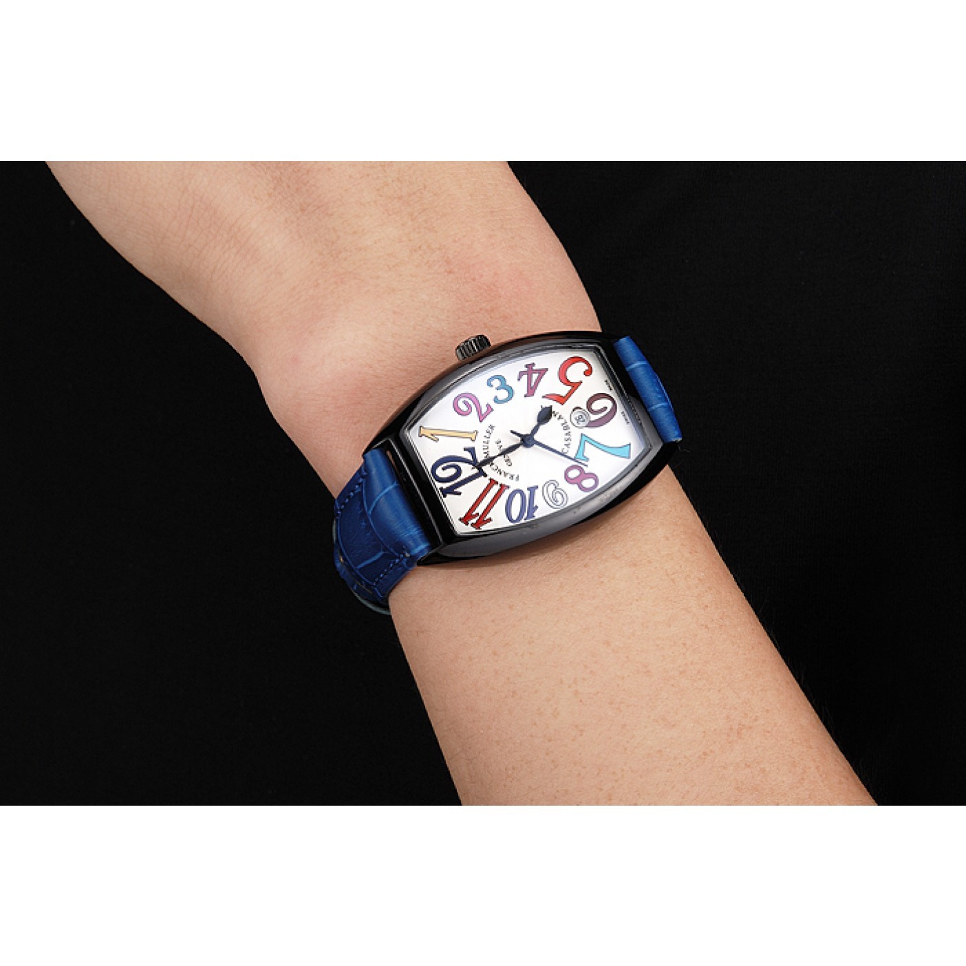 Franck Muller Casablanca Blue Croco Leather Band 621643