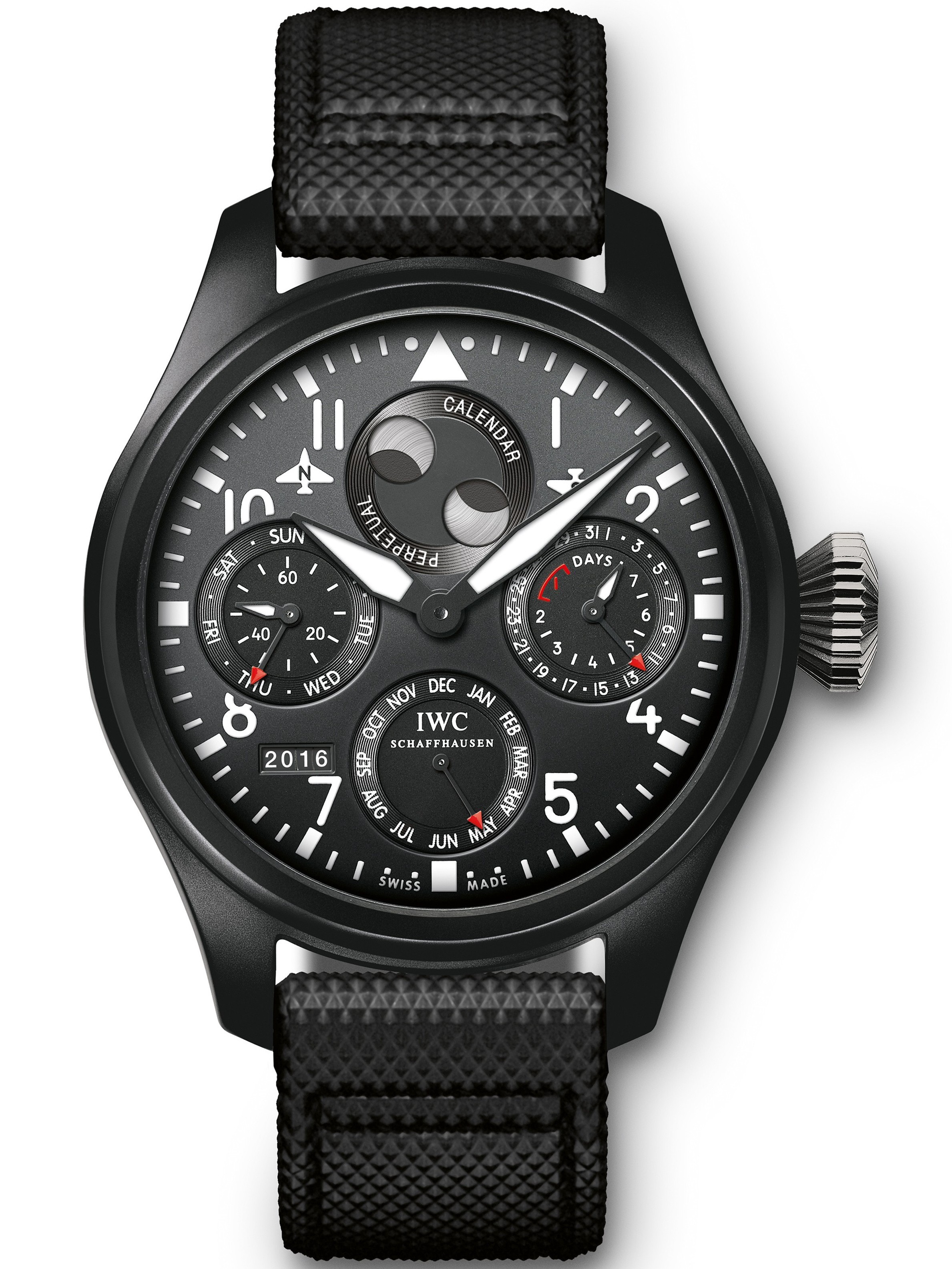 AAA Replica IWC Big Pilot&#039;s Perpetual Calendar TOP GUN Mens Watch IW502902